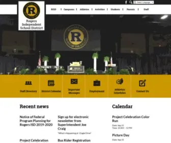 Rogersisd.org(Rogers ISD) Screenshot