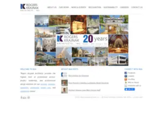 RogerskrajNak.com(Rogers Krajnak Architects) Screenshot