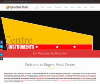 Rogersmusiccentre.com(Toronto music instruments) Screenshot