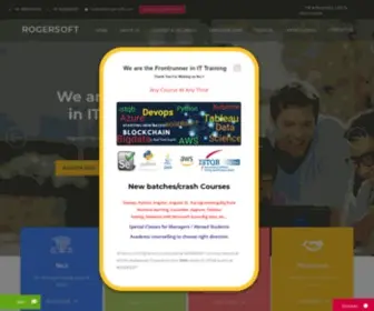 Rogersoft.com(Best Software Training Institute in kerala) Screenshot