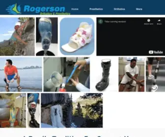 Rogersonoandp.com(Rogerson Orthotics & Prosthetics) Screenshot