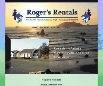 Rogersrentals.com(Roger's Rentals) Screenshot