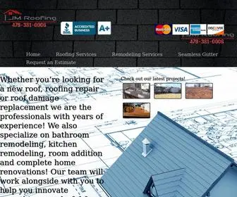 Rogersroofingpros.com(JM Roofing Innovators and Construction) Screenshot