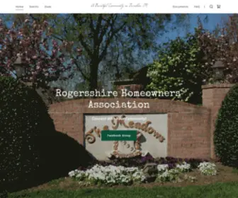 Rogersshire.org(Rogersshire Homeowners Association) Screenshot