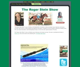 Rogerstein.com(Horse Racings Finest Hour on Radio) Screenshot