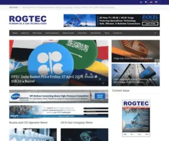 Rogtecmagazine.com(Russian Oil and Gas Technologies Magazine is Russia's and the Caspian's leading) Screenshot