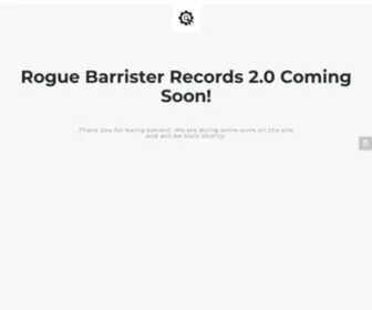 Roguebarristerrecords.com(Roguebarristerrecords) Screenshot