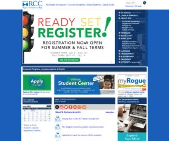 Roguecc.edu(Rogue Community College) Screenshot