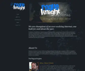 Rogueknightstudios.com(Rogue Knight Studios) Screenshot