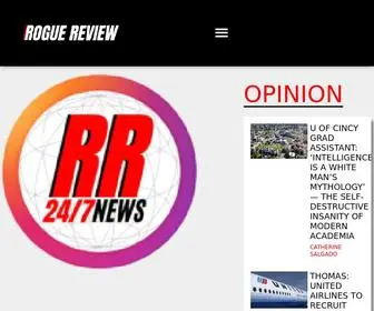 Roguereview.net(Real news. Bold opinions. The Rogue Review) Screenshot