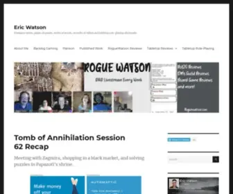 Roguewatson.com(Freelance writer) Screenshot
