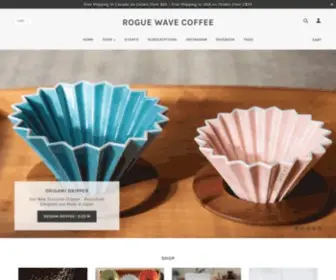 Roguewavecoffee.ca(Rogue Wave Coffee) Screenshot