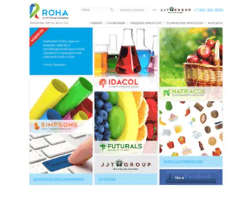 Rohagroup.ru(Роха Дайкем) Screenshot