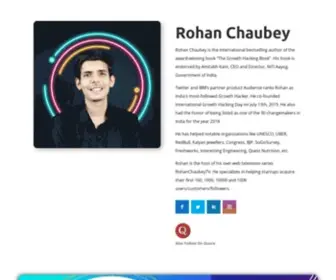 Rohanchaubey.com(Growth Hacker) Screenshot