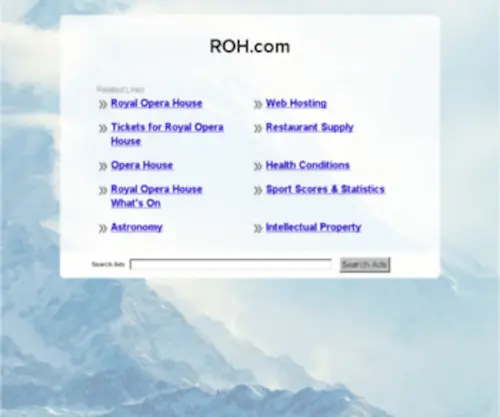 Roh.com(Arriving soon) Screenshot