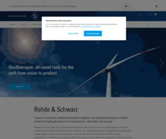 Rohde-SChwarz.no(Industry-leading technology group) Screenshot