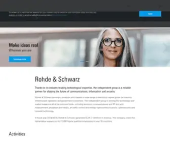 Rohde-SChwarz.us(Rohde & Schwarz) Screenshot