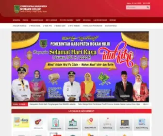 Rohilkab.go.id(Pemerintah Kabupaten Rokan Hilir) Screenshot