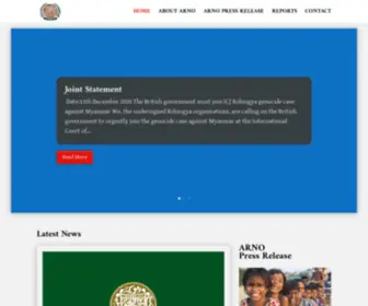 Rohingya.org(Arakan Rohingya National Organisation) Screenshot