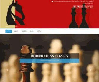 Rohinichessclasses.com(Rohini Chess Classes) Screenshot