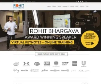 Rohitbhargava.com(Home) Screenshot
