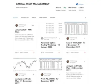 Rohitkatwal.com(My blog where I keep present and past journal of trades I take. It also) Screenshot