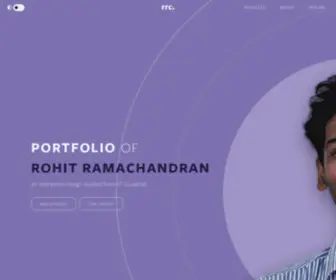 Rohitramachandran.com(Rohit Ramachandran) Screenshot