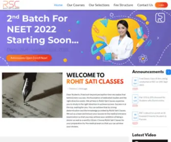 Rohitsaticlasses.in(Best Coaching for NEET) Screenshot