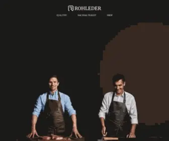 Rohleder.at(Grillschürzen aus natürlichem Leder) Screenshot