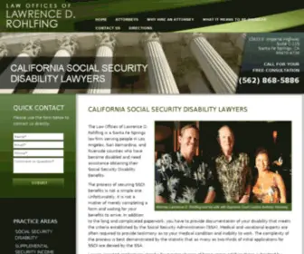 Rohlfinglaw.com(California Social Security Disability Lawyers) Screenshot