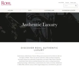 Rohlhome.com(House of Rohl) Screenshot