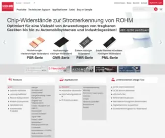 Rohm.de(ROHM Co) Screenshot