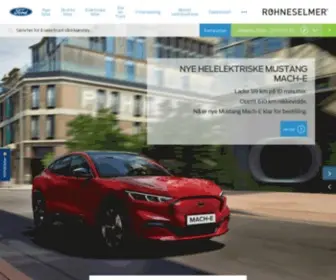 Rohneselmer.no(Ford lillestrøm) Screenshot