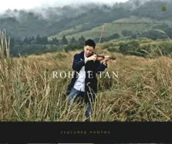 Rohnietan.com(A versatile contemporary violinist) Screenshot