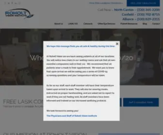 Roholtvision.com(Ophthalmology) Screenshot