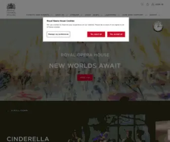 Roh.org.uk(Royal Opera House) Screenshot