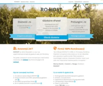 Rohost.ro(Gazduire Web) Screenshot
