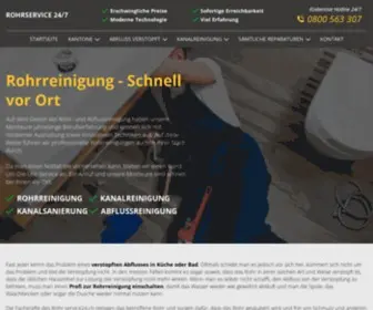 Rohr-Service24.ch(Rohrreinigung) Screenshot