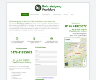 Rohrreinigung-Frankfurt.org(Rohrreinigung Frankfurt) Screenshot