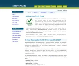 Rohsguide.com(2024 RoHS Compliance Guide) Screenshot