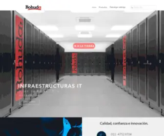 Rohuda.com.ar(Racks normalizados 19") Screenshot