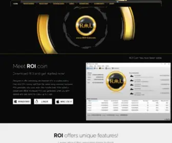 Roi-Coin.com(ROI Coin) Screenshot