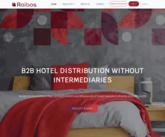 Roibos.com(The B2B Hotel Distribution Marketplace) Screenshot