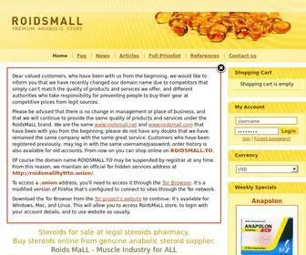 Roidsmall.to(Steroids sale online) Screenshot