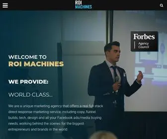 Roimachines.com(ROI Machines) Screenshot