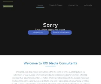 Roimediaconsultants.com(Roimediaconsultants) Screenshot