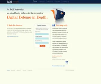Roinetworks.net(ROI networks) Screenshot