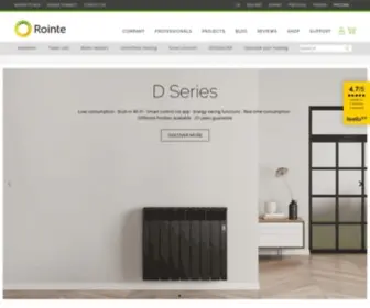 Rointe.co.uk(Space & water heating) Screenshot