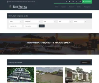 Roiputra.com(PT ROI PUTRA JAYA PROPERTINDO) Screenshot