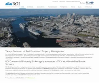 Roireal.estate(Tampa Commercial Real Estate) Screenshot